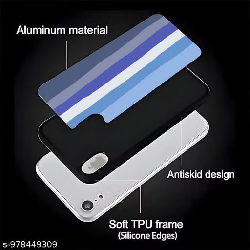 Iphone 15 Designer Printed TPU Metal Case Mobile Phone