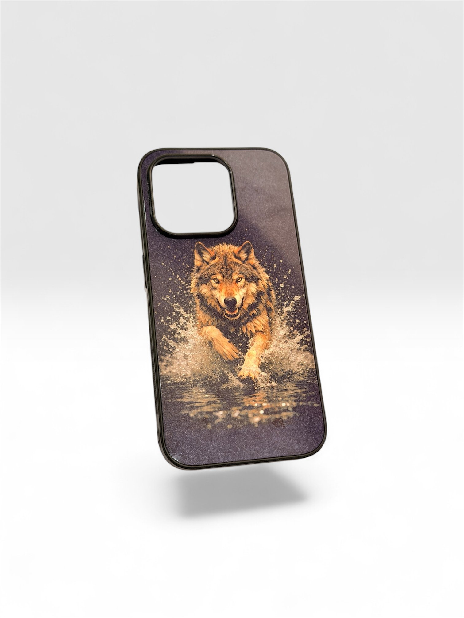 Running Wolf Matte Cover iPhone 15 pro cover